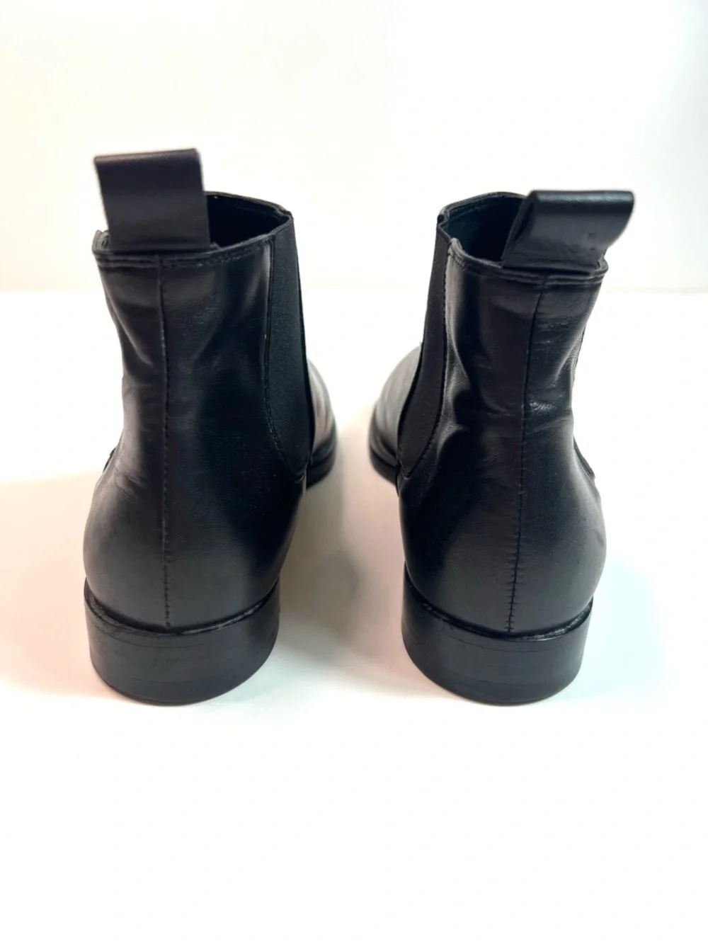 Jenni Kayne Black Leather Chelsea Boots Size 37.5 - US 7.5